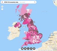Esri red cross map