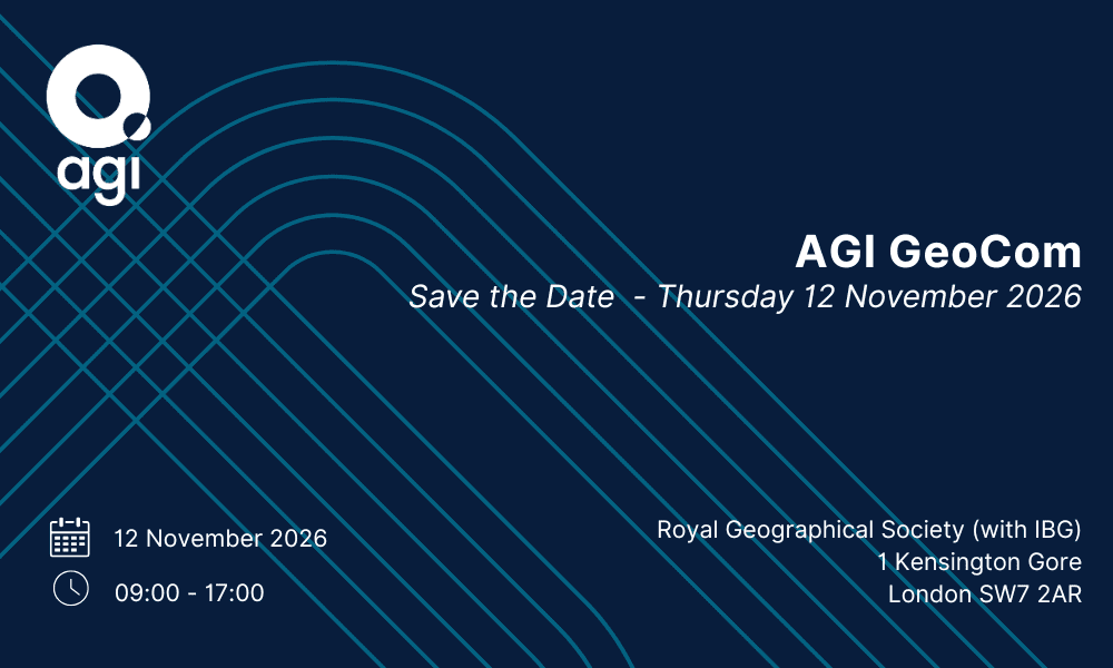 AGI GeoCom 2026 - Save the Date