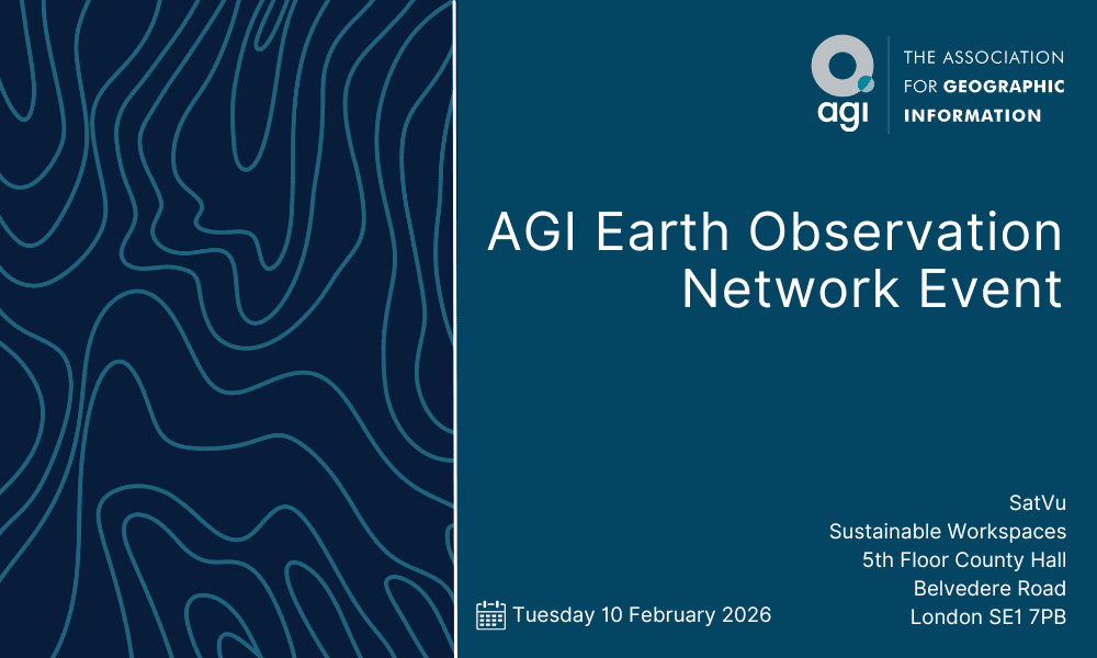 AGI Earth Observation Network Event - Save the Date