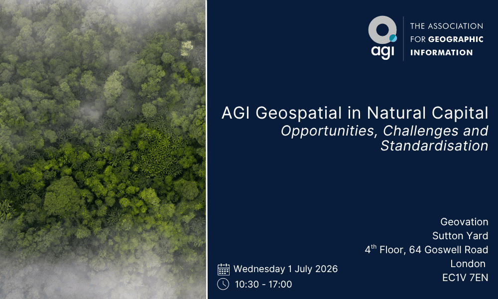 AGI Geospatial in Natural Capital Opportunities, Challenges and Standardisation